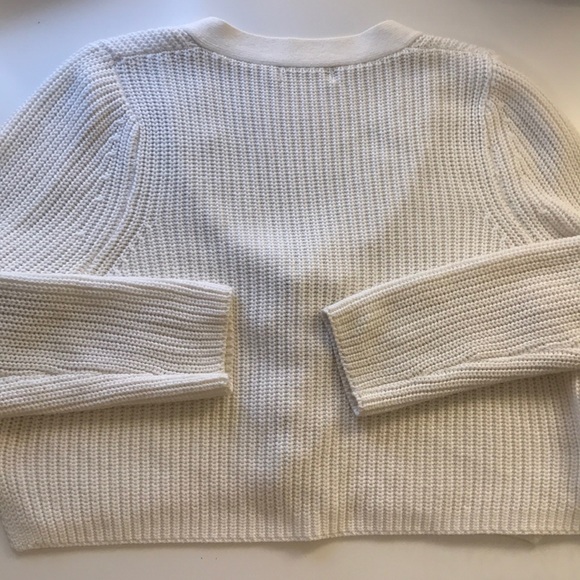 LF cropped lace up sweater - Picture 4 of 5